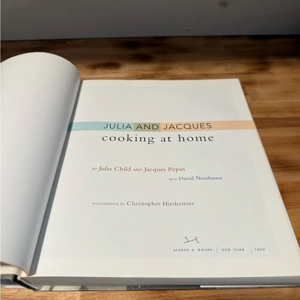 Julia and Jacques Cooking at Home Cookbook